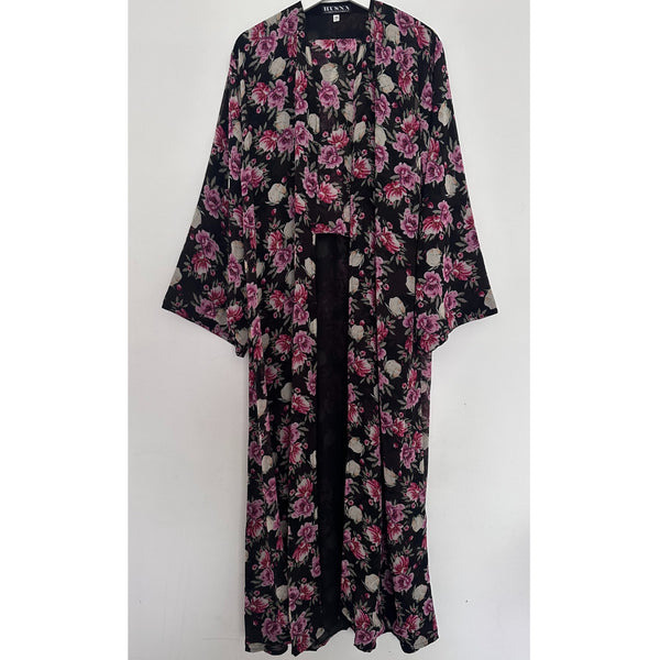MIX ROSE PRINTED ABAYA