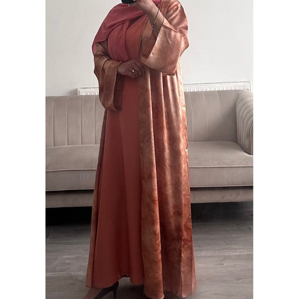 4 PIECE MARBLE SET ABAYA TERRACOTTA