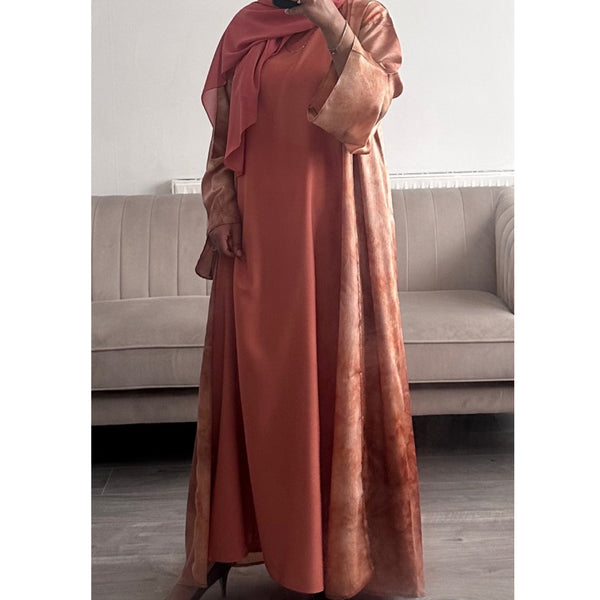 4 PIECE MARBLE SET ABAYA TERRACOTTA