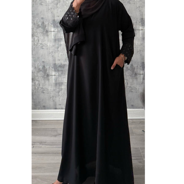 DUA CLOSED ABAYA WITH POCKET