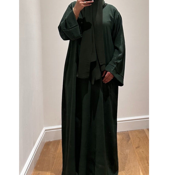 EVERYDAY CREPE ABAYA GREEN