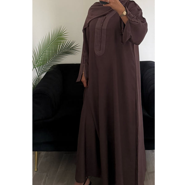 JALABIYA DARK MAUVE