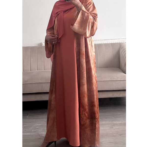4 PIECE MARBLE SET ABAYA TERRACOTTA