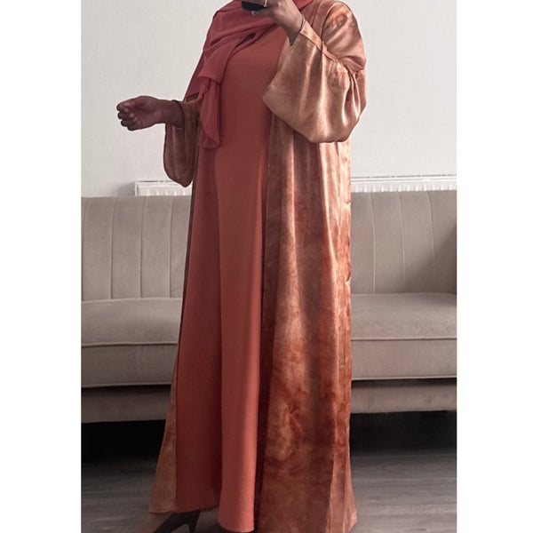 4 PIECE MARBLE SET ABAYA TERRACOTTA