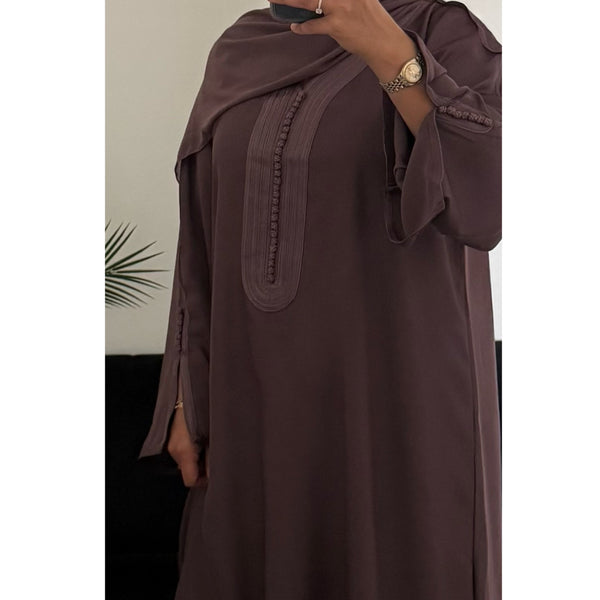 JALABIYA DARK MAUVE