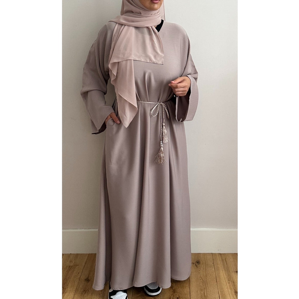 AYLA ABAYA BLUSH NUDE