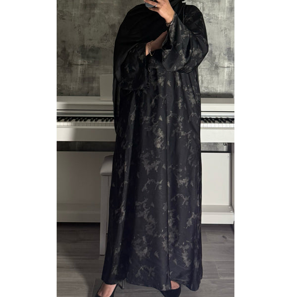 YARA 2.0 CLOSED ABAYA WITH POCKET - Black