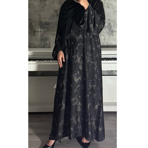 YARA 2.0 CLOSED ABAYA WITH POCKET - Black