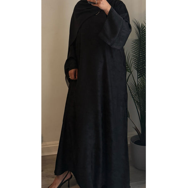 LIMITED EDITION ISRA ABAYA WITH POCKET - BLACK