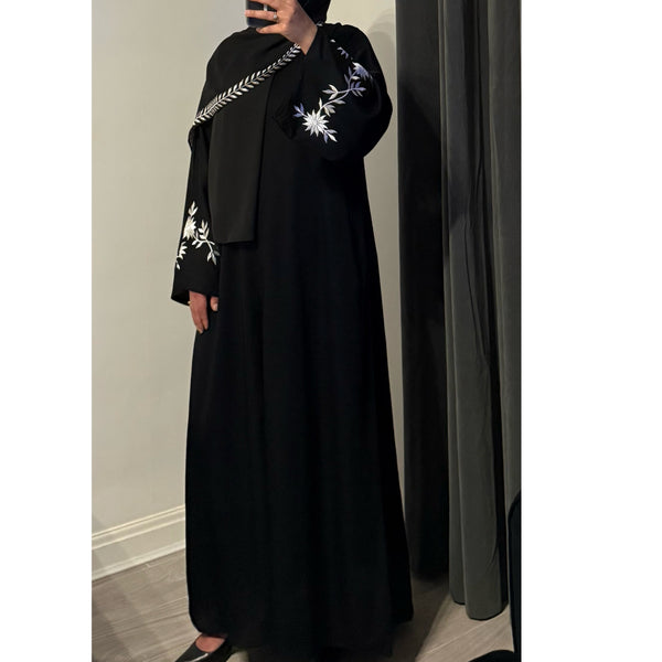 AMELIA OPEN ABAYA WITH BUTTONS