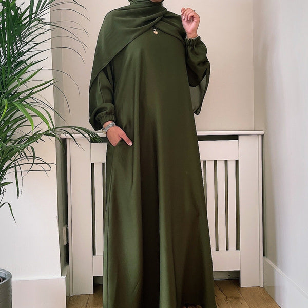 LIYAN ABAYA KHAKI