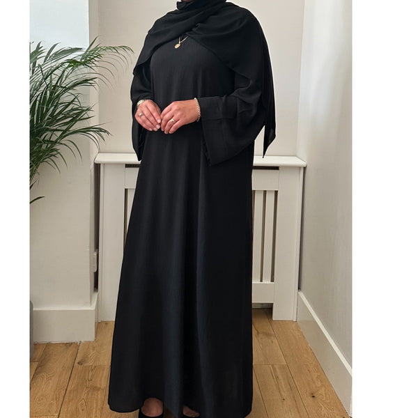 EVERYDAY CREPE ABAYA BLACK