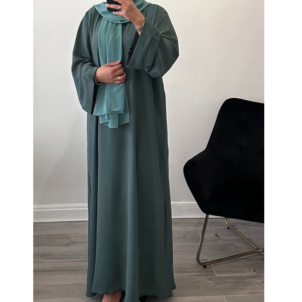 EVERYDAY CREPE ABAYA SEA GREEN