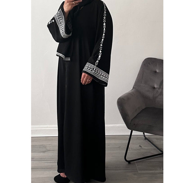 FIZA OPEN ABAYA WITH BUTTONS