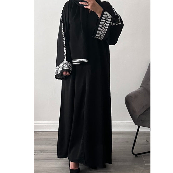 FIZA OPEN ABAYA WITH BUTTONS