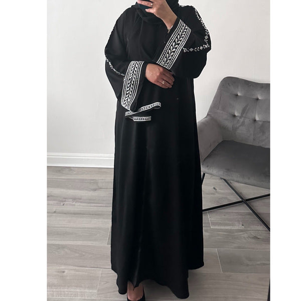 FIZA OPEN ABAYA WITH BUTTONS