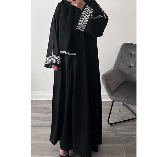 FIZA OPEN ABAYA WITH BUTTONS