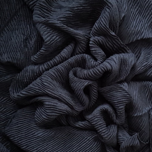 CRINKLED BLACK - Husna Collections