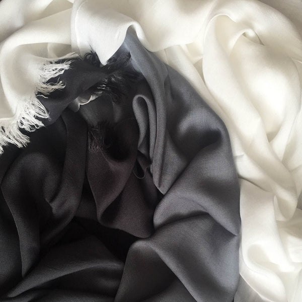 LUXURY 3 TONED BLACK & WHITE - Husna Collections