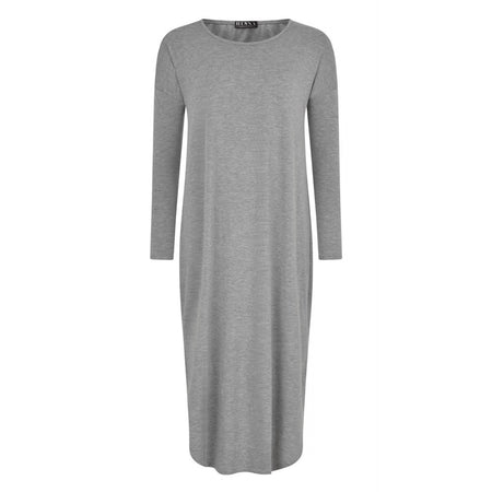 FLOATER DRESS CHARCOAL