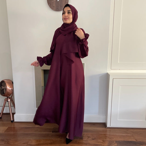 ALAYN ABAYA MAROON