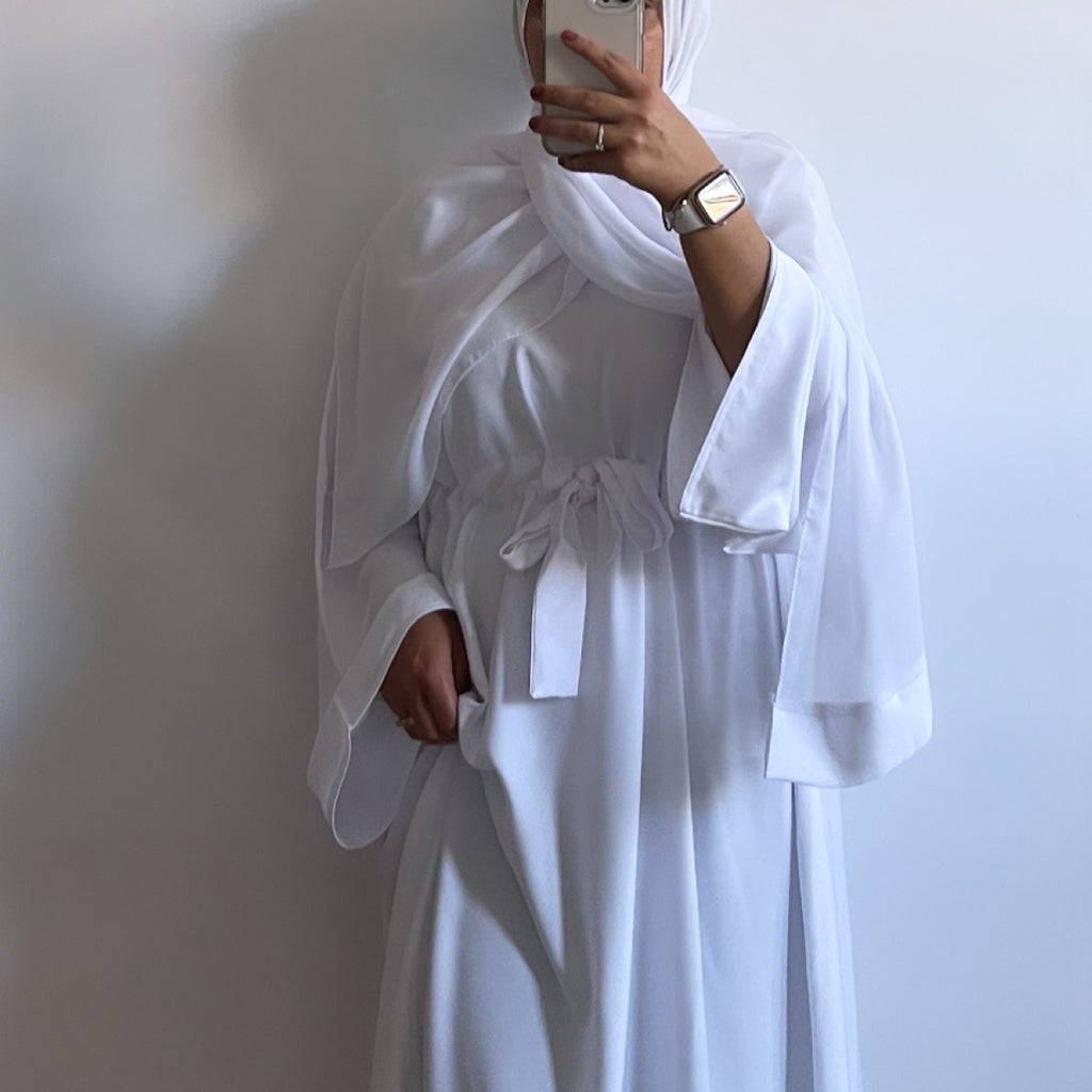 BELLA ABAYA WHITE