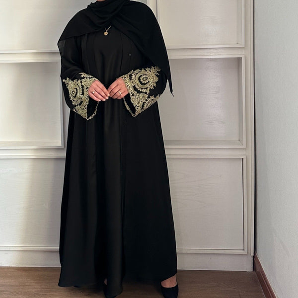 GOLD LACE ABAYA