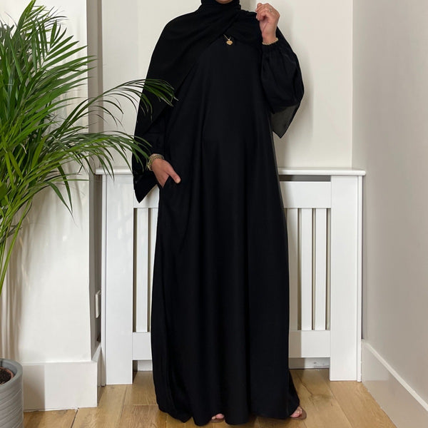 LIYAN ABAYA BLACK