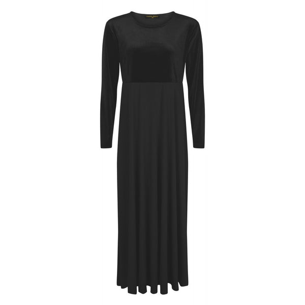 VELVET BLACK ABAYAS DRESS - Husna Collections