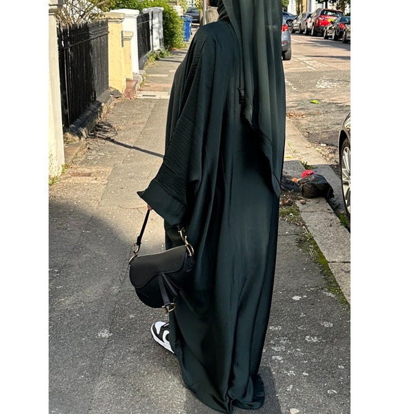 ZAHRA ABAYA FOREST GREEN