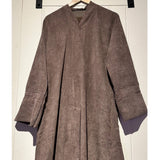 MOCHA OPEN CORDUROY ABAYA/COAT