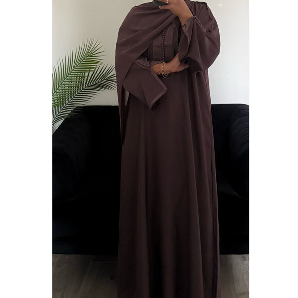 JALABIYA DARK MAUVE