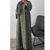 YARA PRINTED CLOSED ABAYA OLIVE