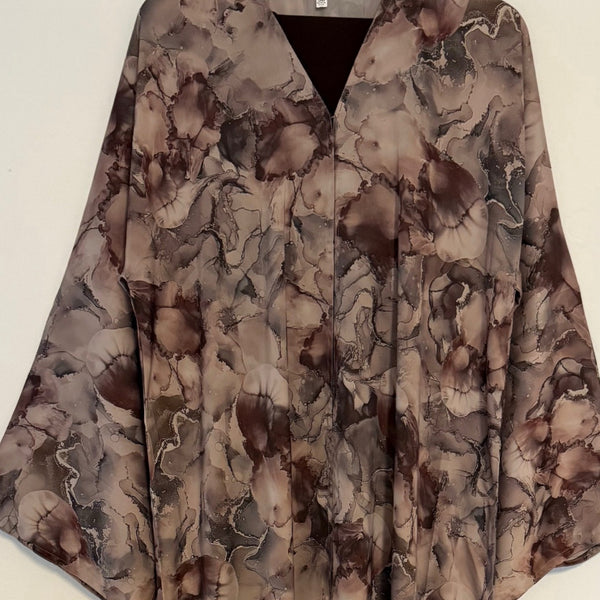 LIMITED EDITION YUSRA 4.0 OPEN ABAYA WITH BUTTONS