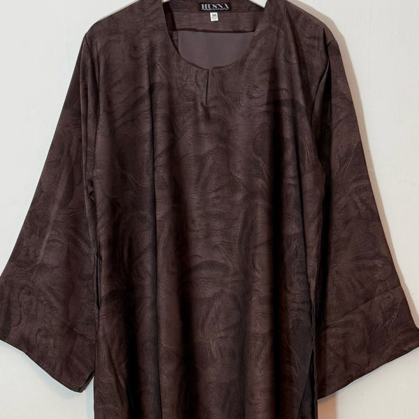 YARA 3.0 CLOSED ABAYA WITH POCKET - MAUVE