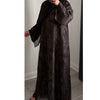 LIMITED EDITION INAYAT PRINTED ABAYA PURPLE MIX