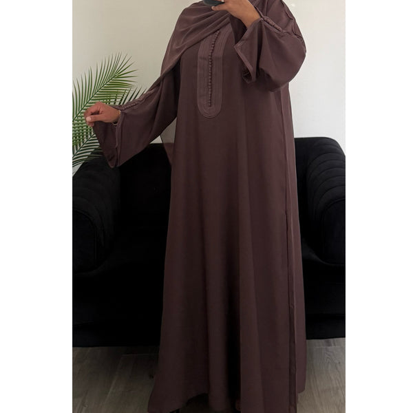 JALABIYA DARK MAUVE