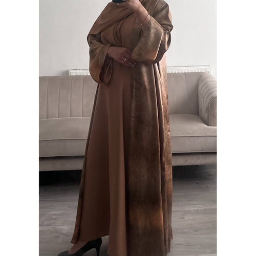 4 PIECE MARBLE SET ABAYA BRONZE/BROWN