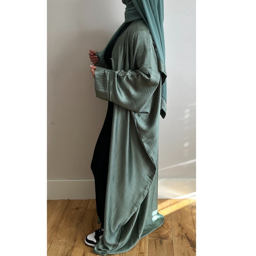 ZAHRA ABAYA DUCK GREEN