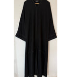 DAISY LACE OPEN ABAYA WITH BUTTONS