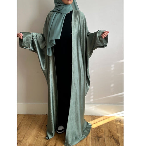 ZAHRA ABAYA DUCK GREEN