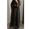 LIMITED EDITION INAYAT PRINTED ABAYA BLUE MIX