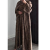 YARA 3.0 CLOSED ABAYA WITH POCKET - BEIGE/BROWN