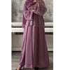 MARWA LACE ABAYA LILAC