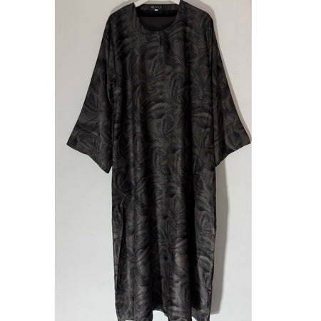 YUSRA 2.0 OPEN ABAYA WITH BUTTONS - LILAC MIX