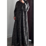 YARA 3.0 CLOSED ABAYA WITH POCKET - BLACK