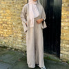 LINEN OPEN ABAYA COLLECTION