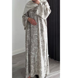YARA 3.0 CLOSED ABAYA WITH POCKET - OFF WHITE