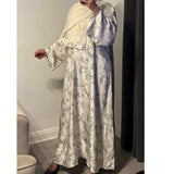 YARA 2.0 CLOSED ABAYA WITH POCKET - Cream