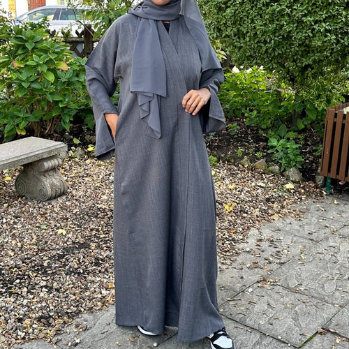 LINEN OPEN ABAYA COLLECTION